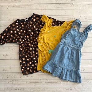 Girls Dress & romper bundle size 5 Gap Cotton On